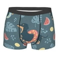 thumbnail image 1 of Haiem Watermelons Dachshunds Men's Boxer Briefs, Every Day Comfort Stretch Cotton Moisture-Wicking Underwear-Medium, 1 of 9