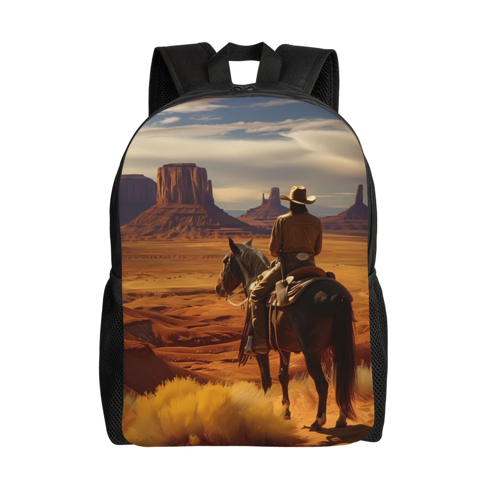 Western Rodeo Backpack Haiem Western Desert Cowboy Cloud Backpack - Stylish and Durable 15 ...