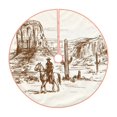 thumbnail image 1 of Haiem Western Desert Cowboys Pattern Christmas Tree Skirt Merry Christmas Party Christmas Tree Decoration,New Year Decorations-30", 1 of 6