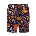thumbnail image 1 of Haiem Whimsical Autumn Forest Men's Pajama Short with Soft Woven Cotton Elastic Waistband Sleep Short-Small, 1 of 9
