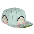 thumbnail image 1 of Haiem White Bunny Bottom And Easter Eggs Classic Snapback Cap Flat Bill Hat Baseball Cap Adjustable Size Cotton Dad Hat, 1 of 9