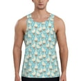 thumbnail image 1 of Haiem White Geese and Flower Men Workout Tank Top Gym Bodybuilding Sleeveless Muscle T Shirts Athletic Tank Breathable Workout Shirt-Medium, 1 of 9