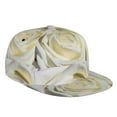 thumbnail image 1 of Haiem White Rose Classic Snapback Cap Flat Bill Hat Baseball Cap Adjustable Size Cotton Dad Hat, 1 of 9