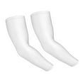 thumbnail image 1 of Haiem White UV Protection Cooling Arm Sleeves for Men and Women UPF 50 Sun Sleeve, 1 of 8