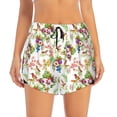 thumbnail image 1 of Haiem Wild Exotic Birds And Flowers Women's 2 in 1 Running Shorts - Lightweight Athletic Workout Gym Yoga Breathable Sports Shorts Liner with Phone Pockets-XX-Large, 1 of 9