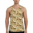thumbnail image 1 of Haiem Wild West Cowboy Men Workout Tank Top Gym Bodybuilding Sleeveless Muscle T Shirts Athletic Tank Breathable Workout Shirt-3X-Large, 1 of 9