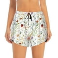 thumbnail image 1 of Haiem Wildflower Watercolor Women's 2 in 1 Running Shorts - Lightweight Athletic Workout Gym Yoga Breathable Sports Shorts Liner with Phone Pockets-X-Large, 1 of 9
