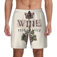 thumbnail image 1 of Haiem Wine Mens Swim Trunks with Compression Liner 2 in 1 Swimming Shorts Stretch Swimwear Quick Dry,Board Shorts-X-Large, 1 of 9