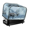 thumbnail image 1 of Haiem Winter Reindeer In Snowy Mountains Print Toaster Covers 2 Slice Wide Slot,Bread Dust Cover & Fingerprint Protection,Bread Machine Cover,Appliance Covers, 1 of 7
