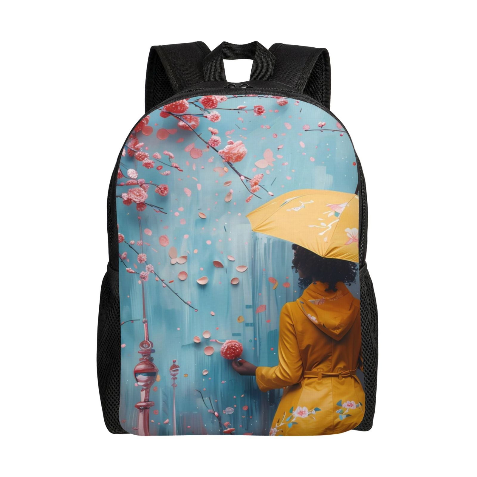 Haiem Woman Under Blossoming Tree Backpack - Stylish and Durable 15 ...
