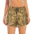 thumbnail image 1 of Haiem World Map1 Women's 2 in 1 Running Shorts - Lightweight Athletic Workout Gym Yoga Breathable Sports Shorts Liner with Phone Pockets-, 1 of 9