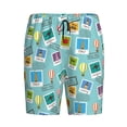 thumbnail image 1 of Haiem World Travel1 Men's Pajama Short with Soft Woven Cotton Elastic Waistband Sleep Short-3X-Large, 1 of 9