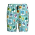thumbnail image 1 of Haiem World Travel1 Men's Pajama Short with Soft Woven Cotton Elastic Waistband Sleep Short-4X-Large, 1 of 9