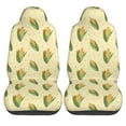 thumbnail image 1 of Haiem Yellow Corn Printed Car Seat Covers Set of 2, Universal Fit Car Seat Covers,Protective Seat Covers,Comfortable Car Seat Covers, Easy Installation Seat Covers, 1 of 9