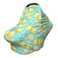 thumbnail image 1 of Haiem Yellow Lemon Baby Nursing Cover & Nursing Poncho - Multi Use Cover for Baby Car Seat Canopy, Stroller Cover, 360°Full Privacy Breastfeeding Coverage, 1 of 1
