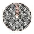thumbnail image 1 of Haiem Yin Yang With Black And White Pattern Christmas Tree Skirt Merry Christmas Party Christmas Tree Decoration,New Year Decorations-30", 1 of 6