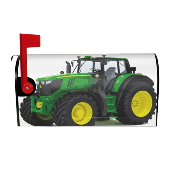 Haiem big farm tractor Pattern Mailbox Covers Magnetic ,Mailbox Wraps Post Letter Box Cover for Holiday Garden Yard Decor-21x18 in