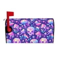 thumbnail image 1 of Haiem colorful mushroom Skull rainbow Mailbox Covers Magnetic ,Mailbox Wraps Post Letter Box Cover for Holiday Garden Yard Decor-25.5x21 in, 1 of 9