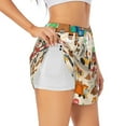 thumbnail image 1 of Haiem construction road work landscape Pattern Women's 2 in 1 Running Shorts - Lightweight Athletic Workout Gym Yoga Breathable Sports Shorts Liner with Phone Pockets-Large, 1 of 7