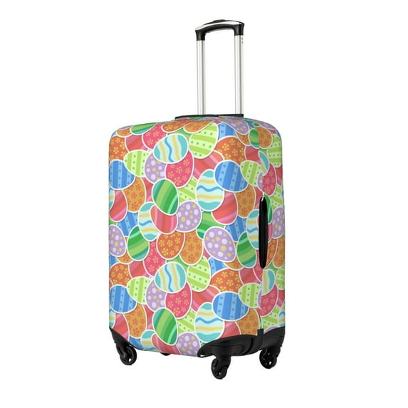 Haiem easter eggs Pattern Luggage Cover Printed Suitcase Covers for Luggage Elastic Washable Suitcase Protector Fits 18-32 Inch Luggage-Small