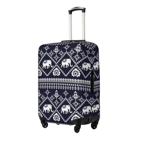 Haiem elephants Pattern Luggage Cover Printed Suitcase Covers for Luggage Elastic Washable Suitcase Protector Fits 18-32 Inch Luggage-Small