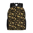 thumbnail image 1 of Haiem glod Skull snake bird Backpack - Stylish and Durable 15-inch Laptop Backpack with Waterproof Oxford Fabric, 1 of 8