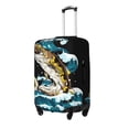 thumbnail image 1 of Haiem green salmon fish Pattern Luggage Cover Printed Suitcase Covers for Luggage Elastic Washable Suitcase Protector Fits 18-32 Inch Luggage-Medium, 1 of 7