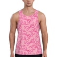 thumbnail image 1 of Haiem pink bow Pattern Men Workout Tank Top Gym Bodybuilding Sleeveless Muscle T Shirts Athletic Tank Breathable Workout Shirt-, 1 of 7