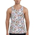 thumbnail image 1 of Haiem sloth cartoon Pattern Men Workout Tank Top Gym Bodybuilding Sleeveless Muscle T Shirts Athletic Tank Breathable Workout Shirt-XX-Large, 1 of 7