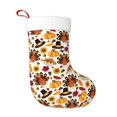 thumbnail image 1 of Haiem turkey hat Pumpkin Pattern Christmas Stockings, Personalized 18 Inches Knit Christmas Stockings Xmas Hanging Stockings for Family Christmas Decorations, 1 of 7