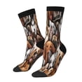 thumbnail image 1 of Haiem various dog breeds Pattern Crew Socks – Soft & Durable Moisture-wicking Socks, Stay-Up Fit for Business, Work, and Casual Wear Size 5-11, 1 of 6