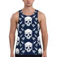 thumbnail image 1 of Haiem white arrow Skull Men Workout Tank Top Gym Bodybuilding Sleeveless Muscle T Shirts Athletic Tank Breathable Workout Shirt-, 1 of 8