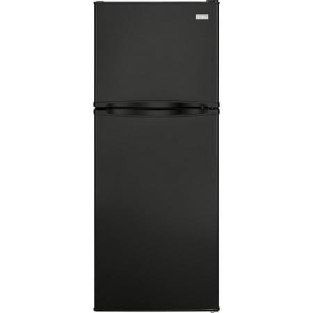 Haier - 24 in. Wide 9.8 Cu. Ft. Top-Freezer Refrigerator with Adjustable Spill-Proof Glass Shelves - Black