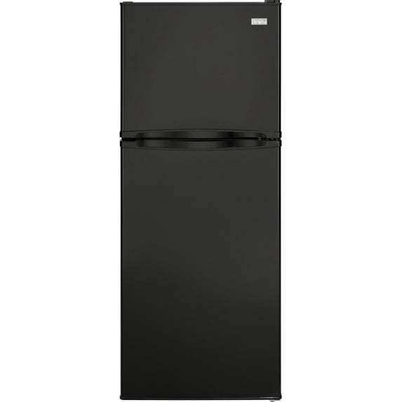 Haier 9.8 Cu. ft. Adjustable Shelves Top-Freezer Refrigerator Model HA10TG21SB in Black Color