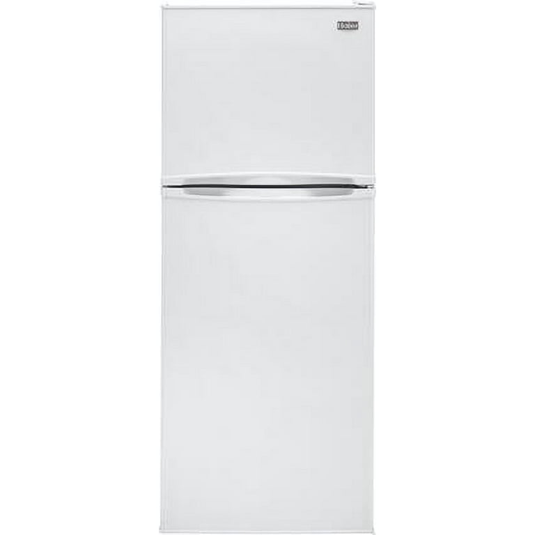 Haier HA10TG21SW 24 Top Freezer Refrigerator with 9.8 cu. ft. Total  Capacity Frost-Free and Glass Shelves in white 