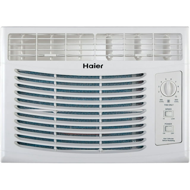 Haier HWF05XCL-L 5,000 BTU 115V Window-Mounted Air Conditioner with Mechanical Controls
