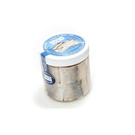 Haifa Herring In Oil 1 Lb - Herring Fish Preserved In Rich Oil - Perfect For Seafood Lovers -100% Na