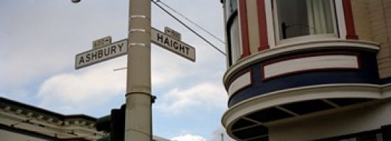Haight Ashbury District San Francisco CA Canvas Art - Panoramic Images (36 x 13)