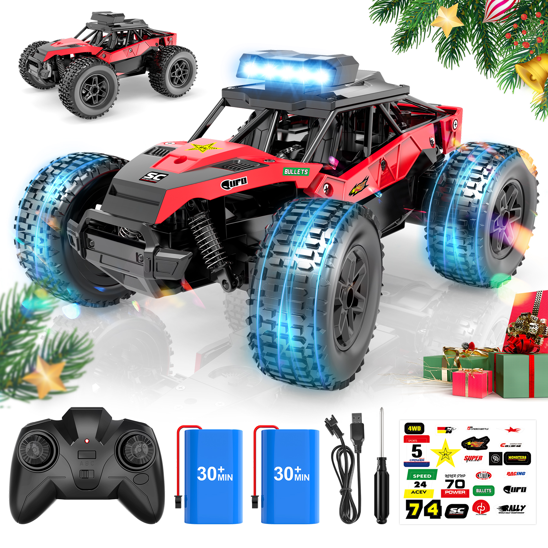 Dash Toyz Extreme Dash RC Truggy Truck Buggy 118 Scale 4 Wheel Drive