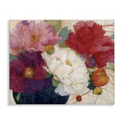 Haiku Ornate Flower Petals Canvas Wall Art, design by Annabelle Hall