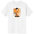 thumbnail image 1 of Haikyu Anime Cartoon Season 4 Nishinoya Mens White Graphic Tee ShirtMedium, 1 of 2