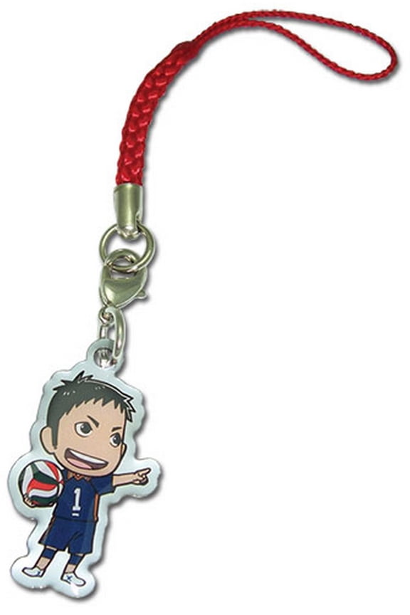 Haikyu!!- Daichi Metal Cell Phone Charm