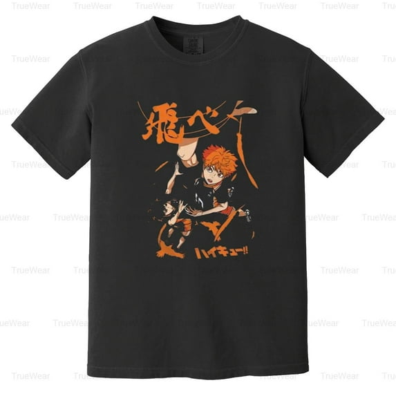 Haikyu, Hinata Shoyo, Manga, Strip, Anime, Volleyball, Graphic, Sport Comfort Color T-Shirt Unisex, up to 4XL