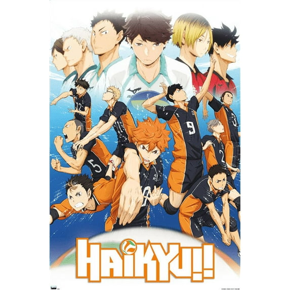 Haikyu!! - Key Art 2 Wall Poster, 14.725" x 22.375"