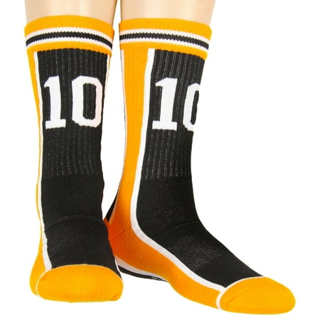 Haikyu!! Manga Anime Volleyball Hinata Jersey Number 10 Adult Crew Socks