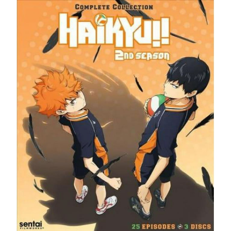 Haikyuu Anime Complete Season 1 and 2 OOP New BluRay, 6 Discs 50 Episodes