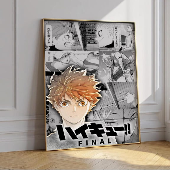 Haikyu!! Volleyball Anime Manga Poster Unframed Size 24''x36'' GooGate