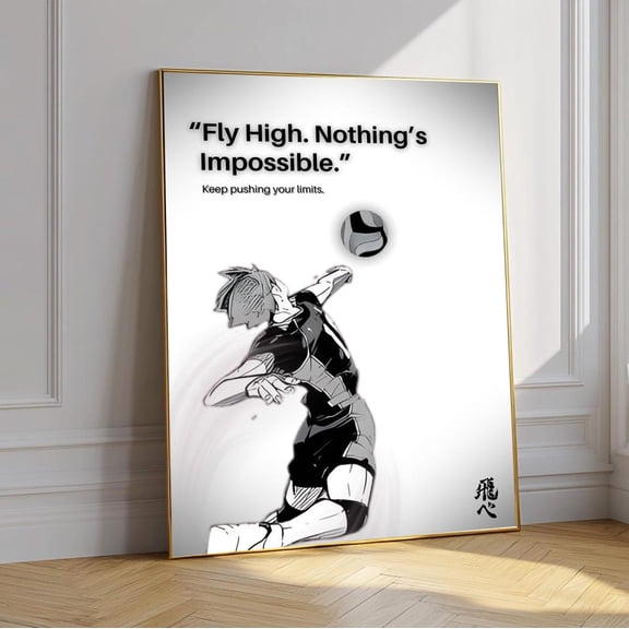 Haikyu!! Volleyball Anime Poster Unframed Size 24''x36'' GooGate