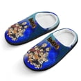 thumbnail image 1 of Haikyuu Anime Soft Plush Slippers for Boys Girls Winter Warm Cotton Slippers with Rubber Sole Non-Slip Kid's Slip on Shoes Fluffy House Slippers For Indoor And Outdoor, 1 of 8