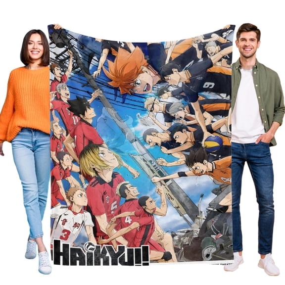 Haikyuu-Anti-Pilling Flannel Blanket Soft Lightweight Plush Fuzzy Cozy Luxury Blanket for Home and Kitchen Use Perfect for Kids and Adults 60"*79"(150cm*200cm)